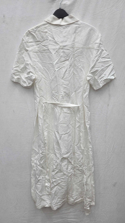 & Other Stories - Ivory Midi Shirt Dress Size: Small