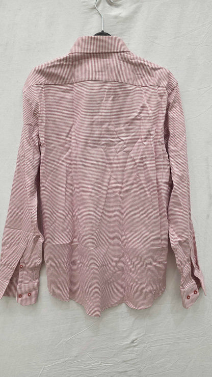 Boss Pink Joe Stretch Cotton Shirt Size: 15.75