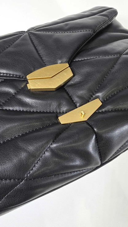 Mango Quilted Bag With Chain Handle Size: *
