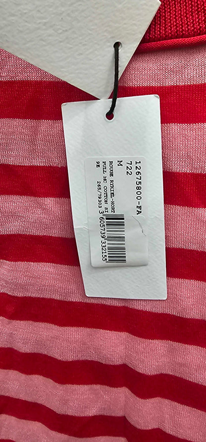 Sonia Rykiel -Red / Pink Striped Top Size: M