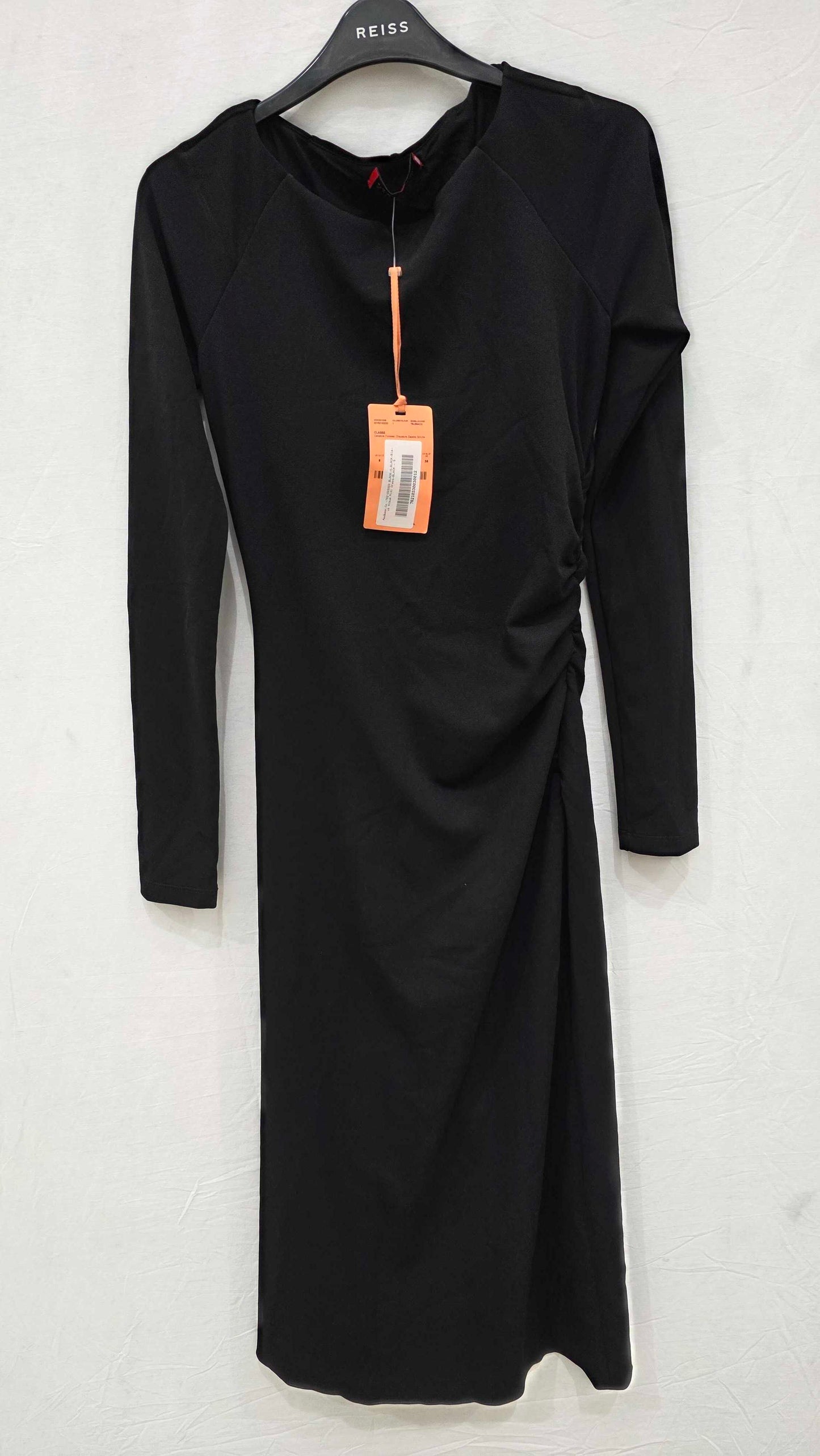Max&co. Black Boat Neck Maxi Dress Size: Small