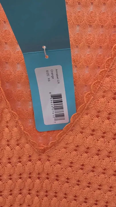 Melissa Odabash Orange Annabel Dress Size: Xsmall