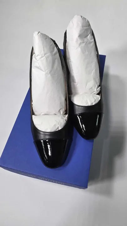 Stuart Weitzman - Black Sleek 50 Slingback Heeled Shoe Size: Uk 3