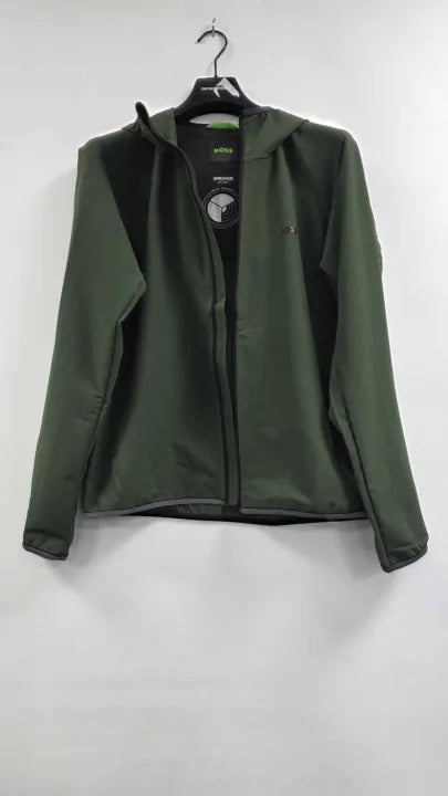 Boss Commuter Hooded Jacket Dark Green Size: M