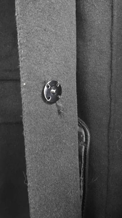 Cos - Black Orbiter Cashmere Coat - Black Size: Uk 12