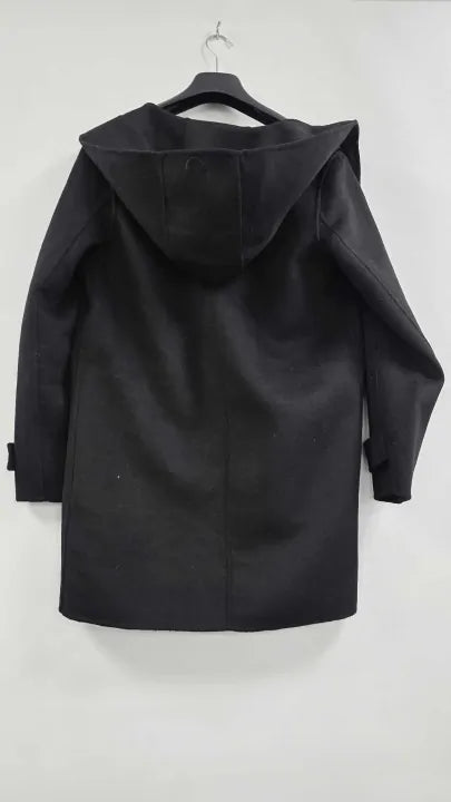 Cos - Black Orbiter Cashmere Coat - Black Size: Uk 12