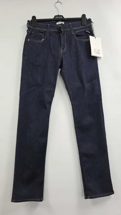Replay - Dark Blue Sartoriale Relaxed Stretch Jeans - Blue Size: 30X32