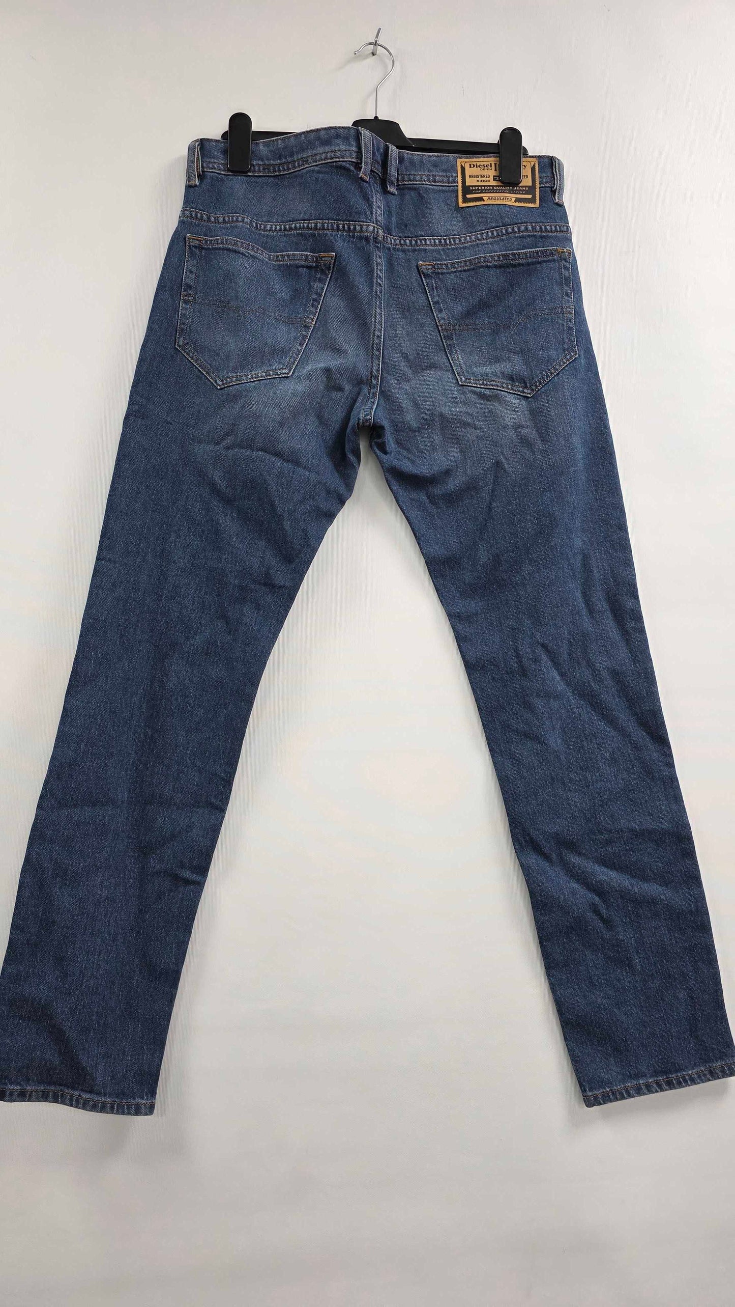 Diesel Mens Blue Jeans Size: 34