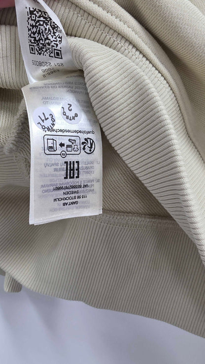 Gant - Beige Shield Half Zip Sweatshirt - Beige Size: M