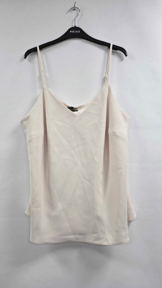 Phase Eight - White Florentine Sheer Tie Top - Cream Size: Uk 18