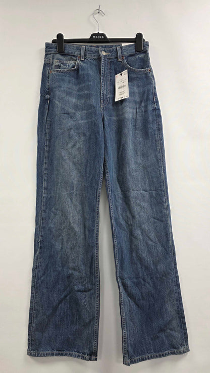 Zara Wide Bell Bottom Fit Jeans Size: 42