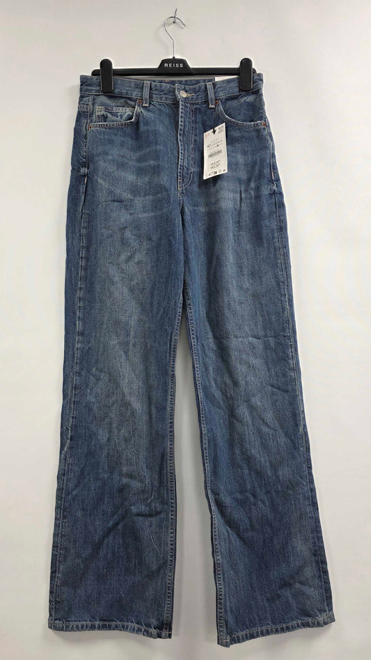 Zara Wide Bell Bottom Fit Jeans Size: 42