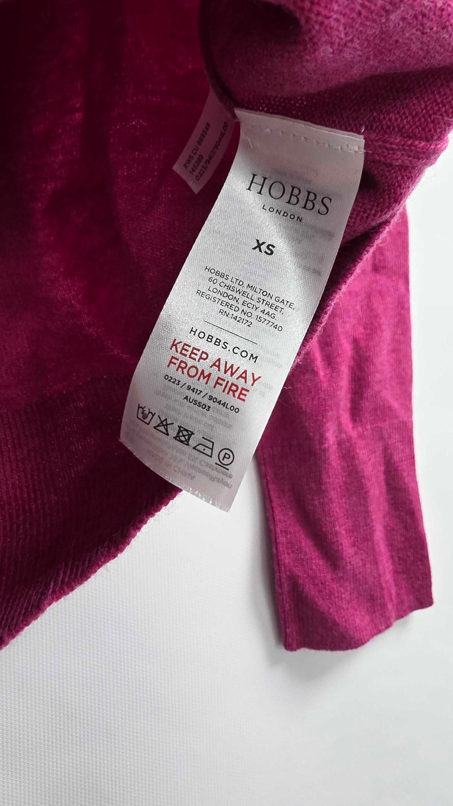 Hobbs London - Pink Greta Fair Isle Wool Blend Jumper - Pink Size: Xs