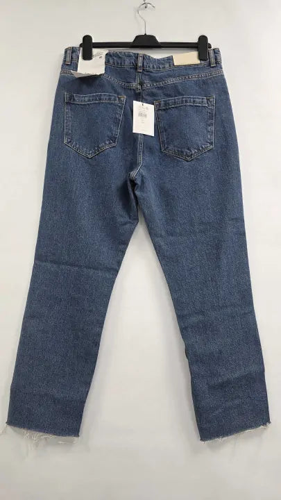 Whistles - Blue Authentic Slim Frayed Stretch Jeans Size: 32