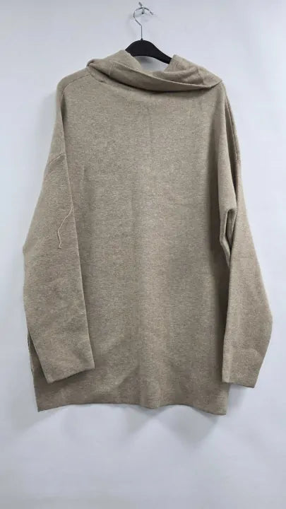 Joseph Ribkoff Oatmeal Melarge Tunic Style Size: M