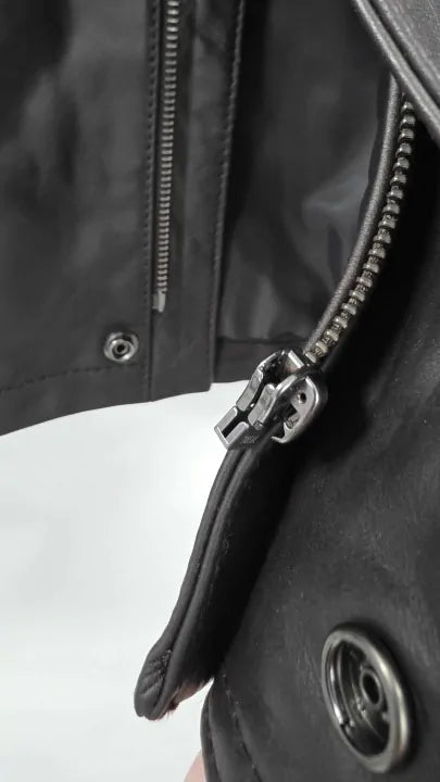 Belstaff - Brown Grant Leather Jacket - Brown Size: M