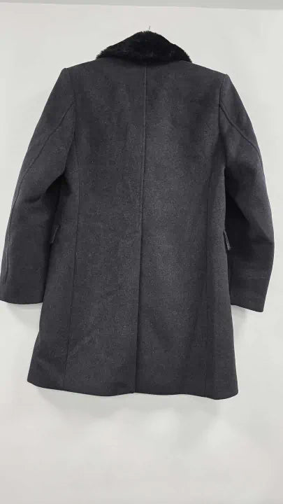 Gianni Feraud - Black Costa Wool Blend Coat - Black Size: 40