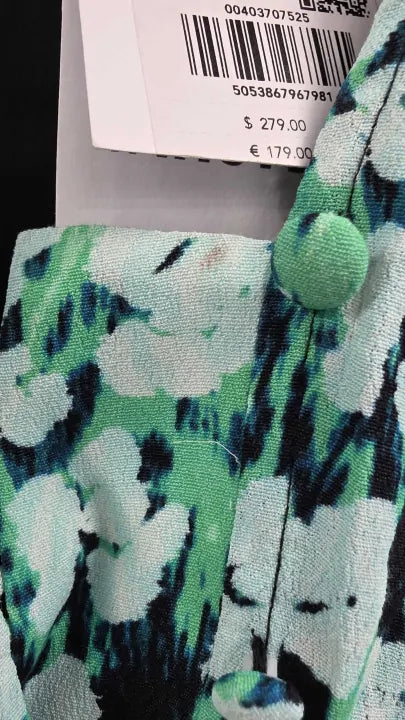 Whistles - Blue Floral Petal Rowan Dress Size: Uk 8