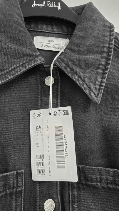 & Other Stories - S3 Halle Shirt - Black Size: Uk 6