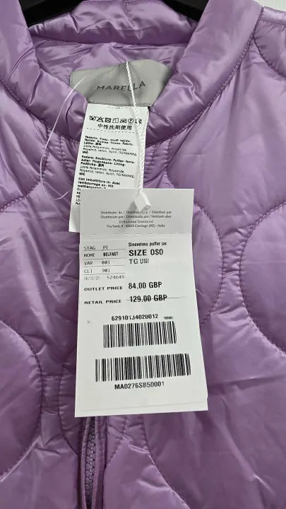 Marella Belfast-purple Vest Size: One Size