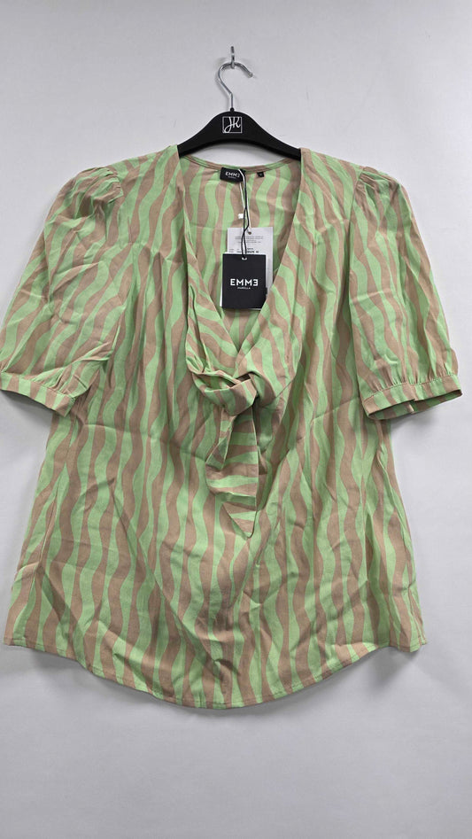 Emme Marella Women Green Top Size: 42