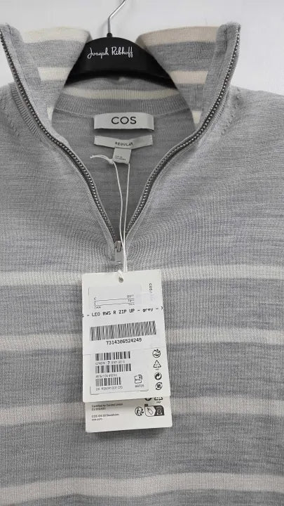 Cos - Grey Leo Rws R Zip Up - Grey Size: Xs