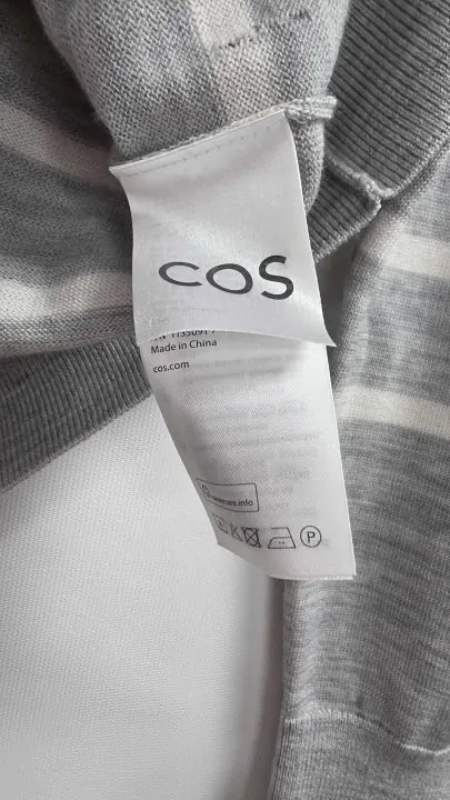 Cos - Grey Leo Rws R Zip Up - Grey Size: Xs