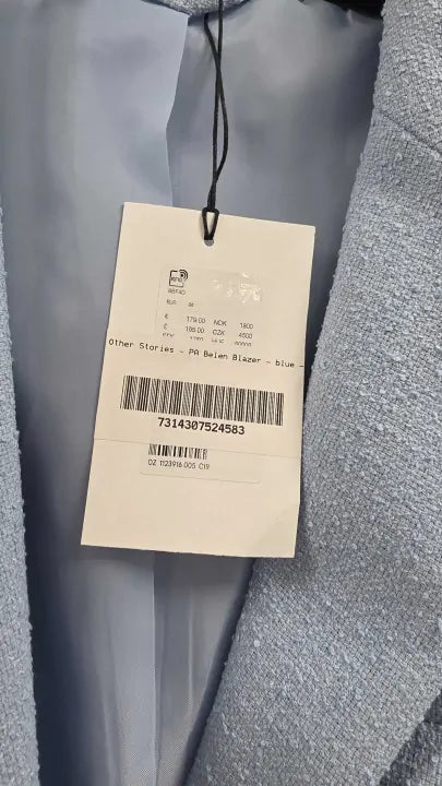 & Other Stories - Pa Belen Blazer - Blue Size: Uk 8