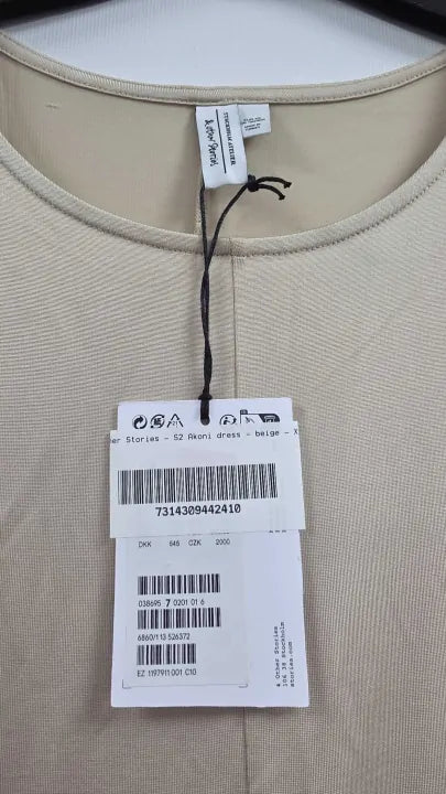 & Other Stories - S2 Akoni Dress - Beige Size: Xs