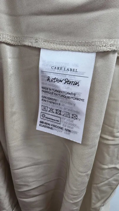 & Other Stories - S2 Akoni Dress - Beige Size: Xs