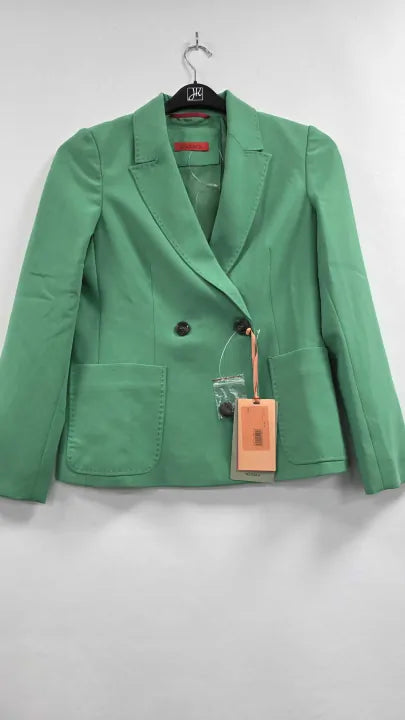 Weekend Max Mara Green-batik Blazer Size: Uk 6