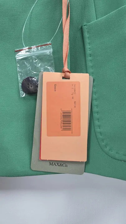 Weekend Max Mara Green-batik Blazer Size: Uk 6