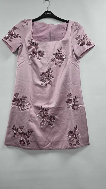 & Other Stories Pink Nahida Dress Size: Uk 8