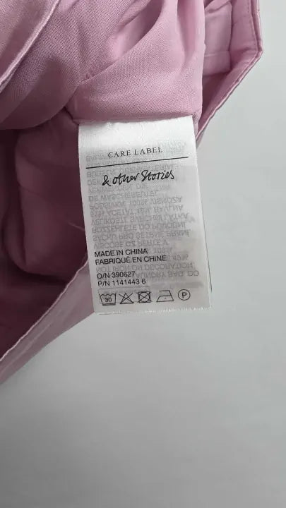 & Other Stories Pink Nahida Dress Size: Uk 8