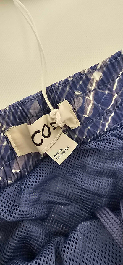 Cos - Blue E Walton Print Packable - Blue Size: Xs