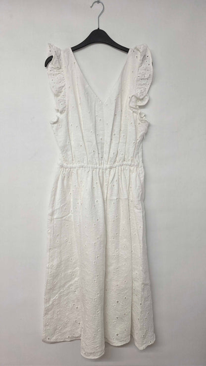 Paul Smith - White V-neck Cotton Dress - White Size: 46