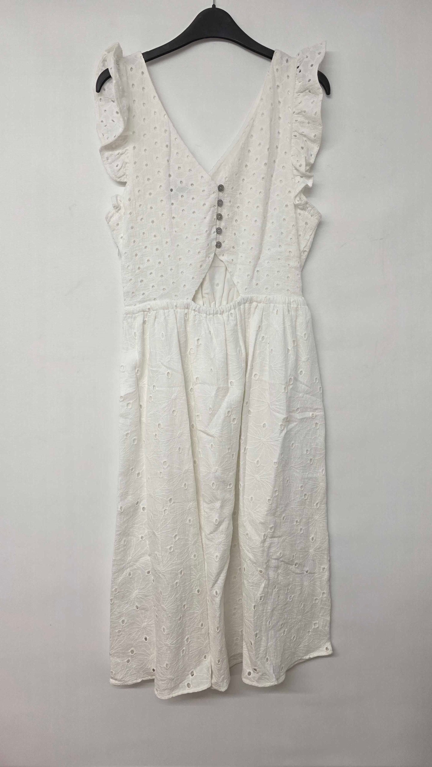 Paul Smith - White V-neck Cotton Dress - White Size: 46