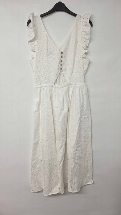 Paul Smith - White V-neck Cotton Dress - White Size: 46