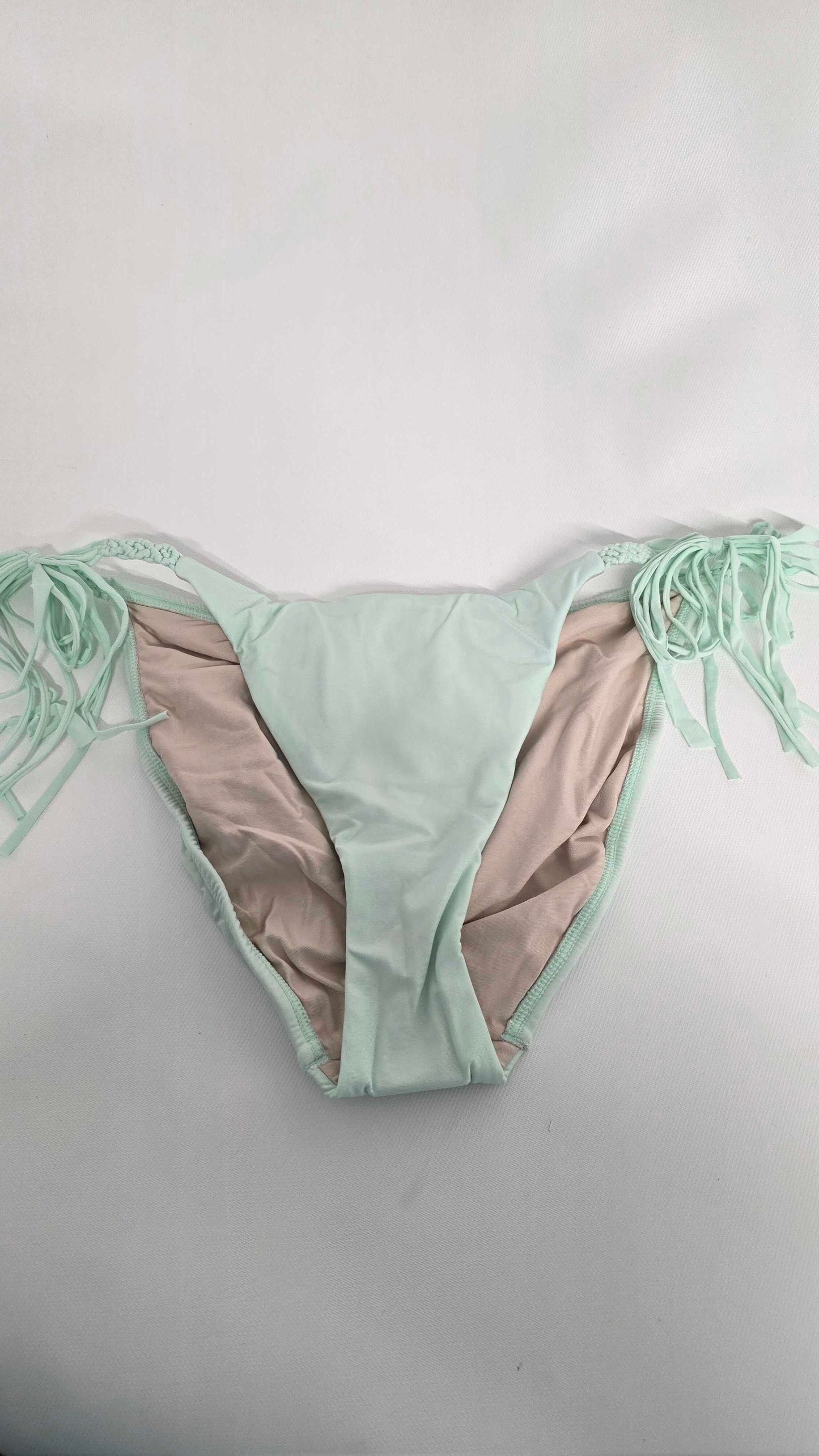 Pq - Blue Azura Mila Tie Full Bikini Bottom Size: L