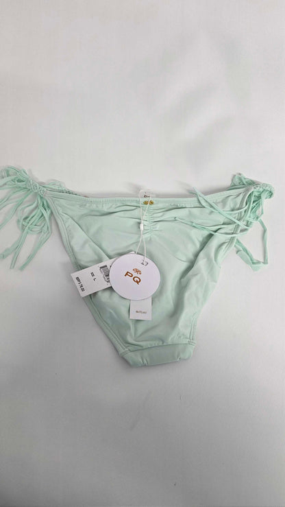 Pq - Blue Azura Mila Tie Full Bikini Bottom Size: L