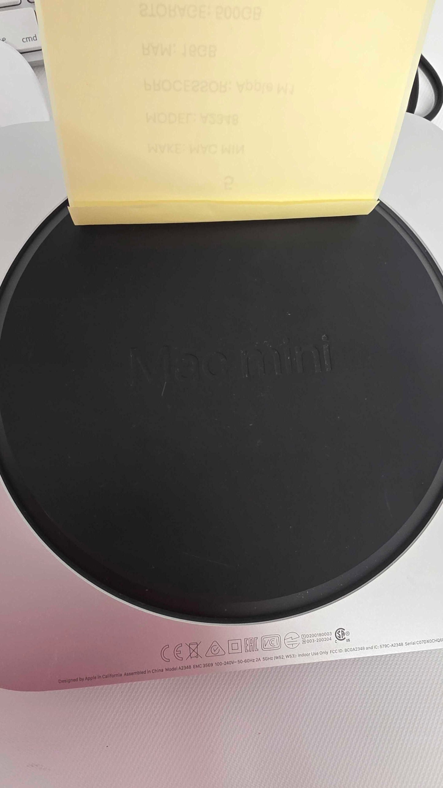 Mac Mini A2348 Size: 500Gb