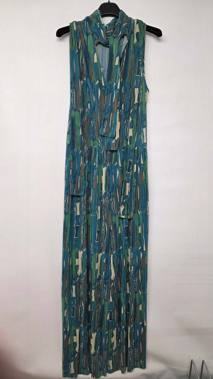 Max&co Green Pattern Cesare Jumpsuit Size: Xl