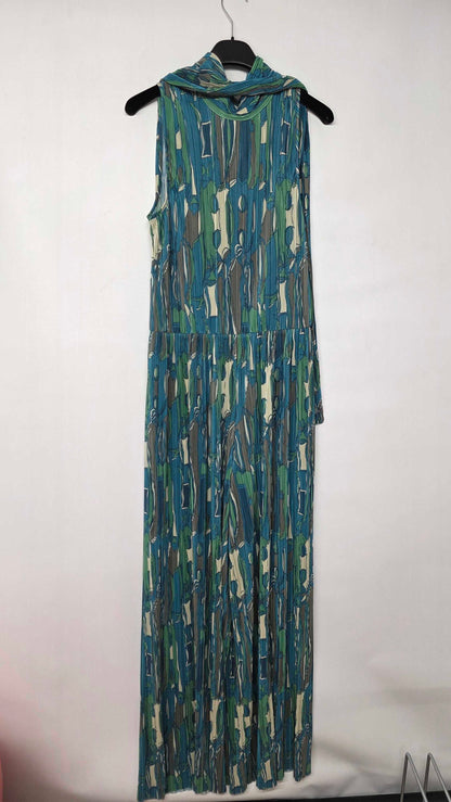 Max&co Green Pattern Cesare Jumpsuit Size: Xl