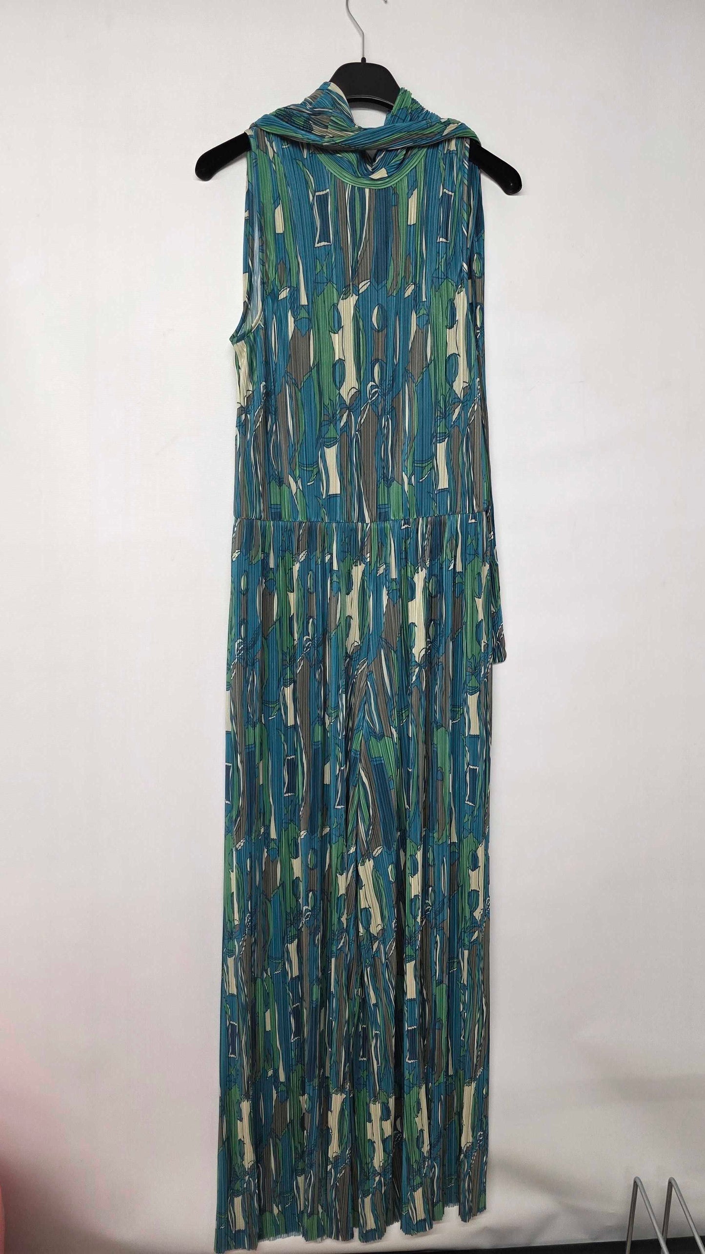 Max&co Green Pattern Cesare Jumpsuit Size: L