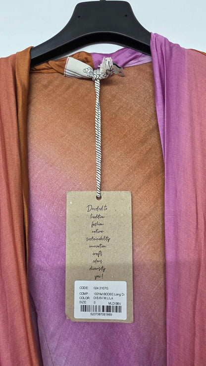 Devotion - Ombre Satin Dress - Multi Size: S