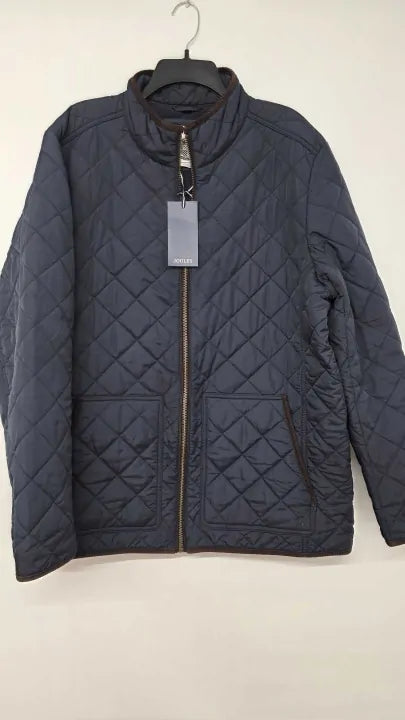 Joules - Navy Maynard Classic Quilted Jacket - Navy Size: Xl
