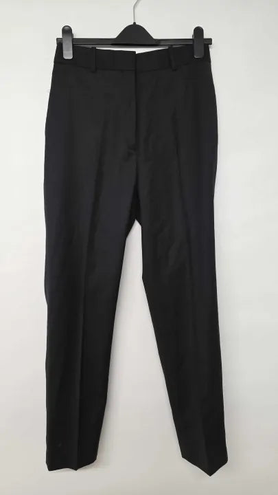 Reiss - Black Haisley Tailored Slim Leg Trousers - Black Size: Uk 10