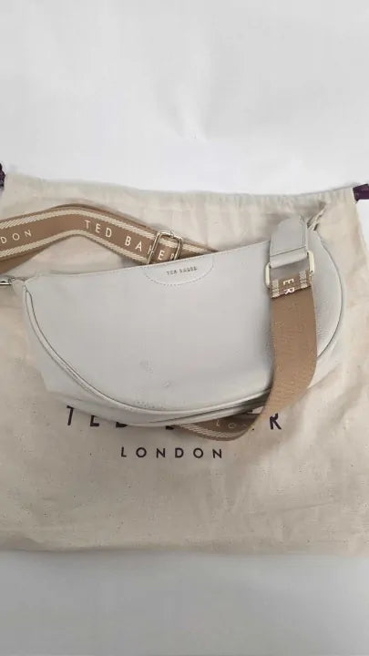 Ted Baker - Ecru Essina Half Moon Crossbody Bag - White Size: *