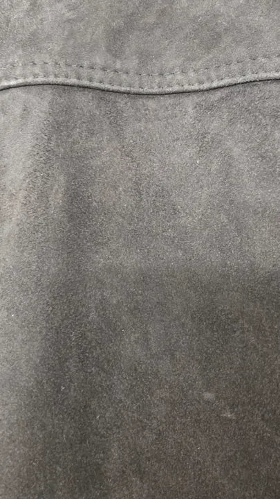 Reiss - Chocolate Clark Suede Bomber Jacket - Brown Size: M