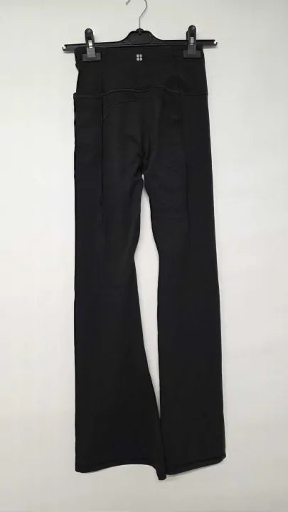 Sweaty Betty - Black Super Soft 32 Flare Yoga Trousers - Black Size: Xs